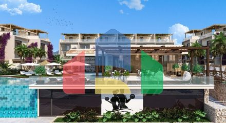 3-room apartment 80 m2 + 28 m2 terrace in a prestigious complex 200 meters from the beach
