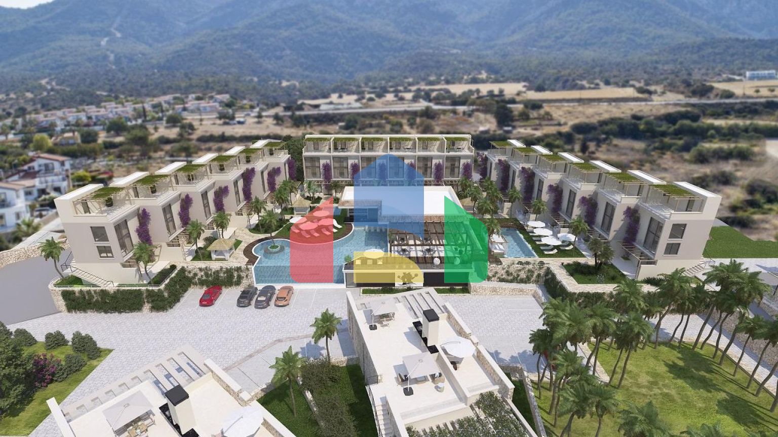 4-комнатный двухуровневый пентхаус 115 м2 в престижном комплексе в 200 метрах от пляжа