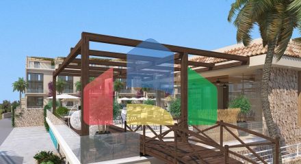 4-комнатное бунгало 120 м2 с частным бассейном в престижном комплексе в 200 метрах от пляжа