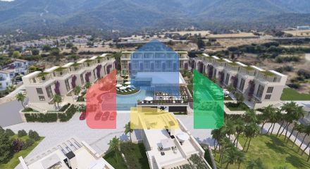 4-комнатное бунгало 120 м2 с частным бассейном в престижном комплексе в 200 метрах от пляжа