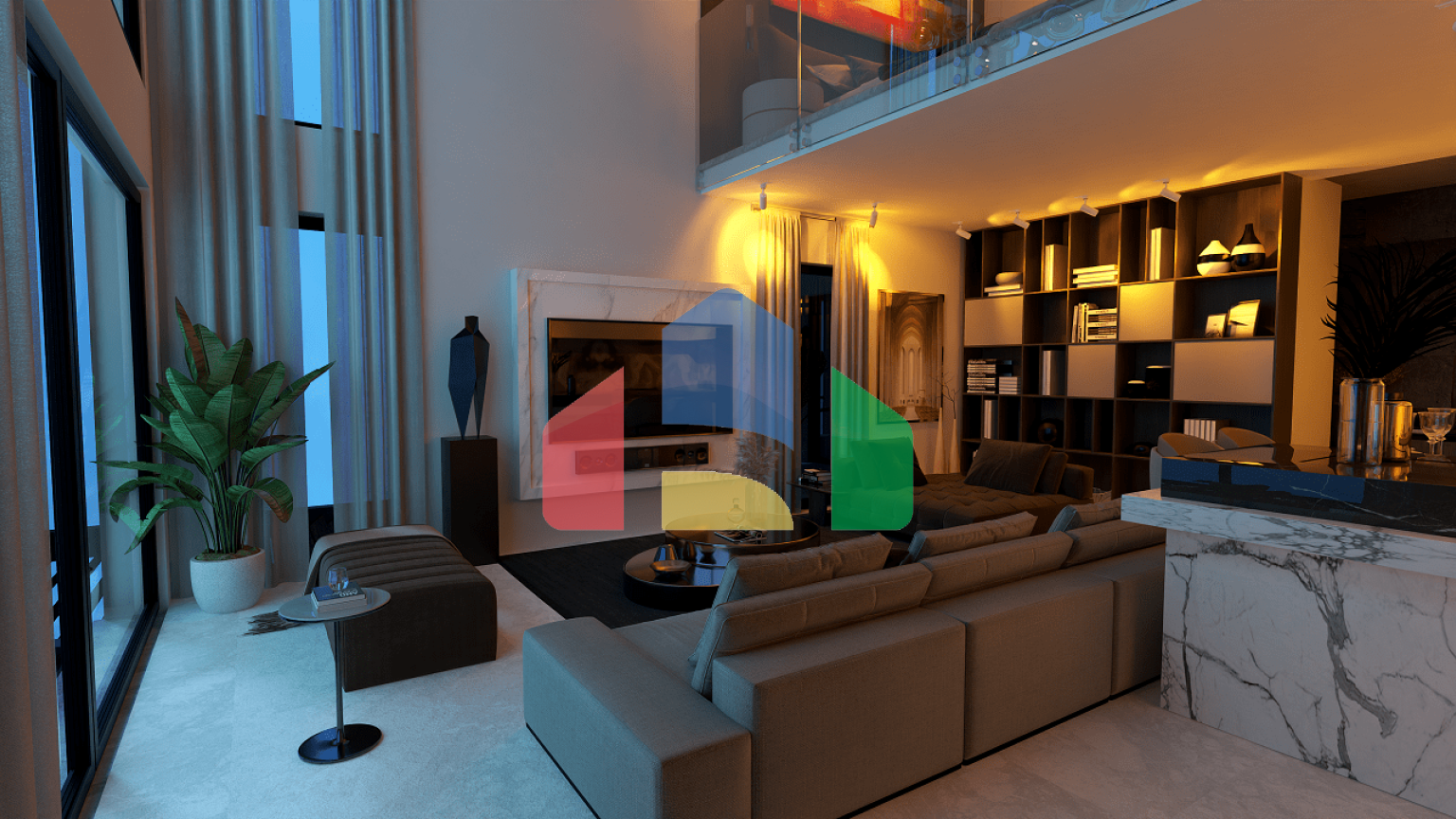 4-комнатные апартаменты 135 м2 с собственным участком в 5 минутах от пляжа