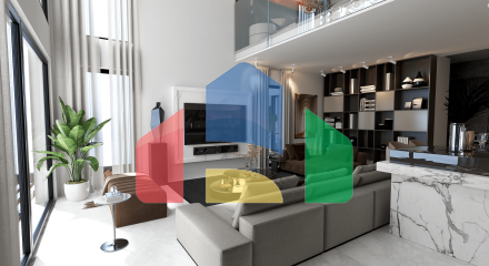 4-комнатные апартаменты 135 м2 с собственным участком в 5 минутах от пляжа