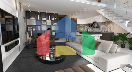 4-комнатные апартаменты 135 м2 с собственным участком в 5 минутах от пляжа