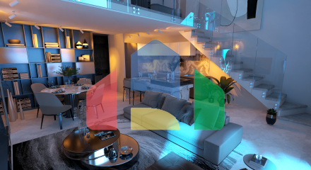 4-комнатные апартаменты 135 м2 с собственным участком в 5 минутах от пляжа