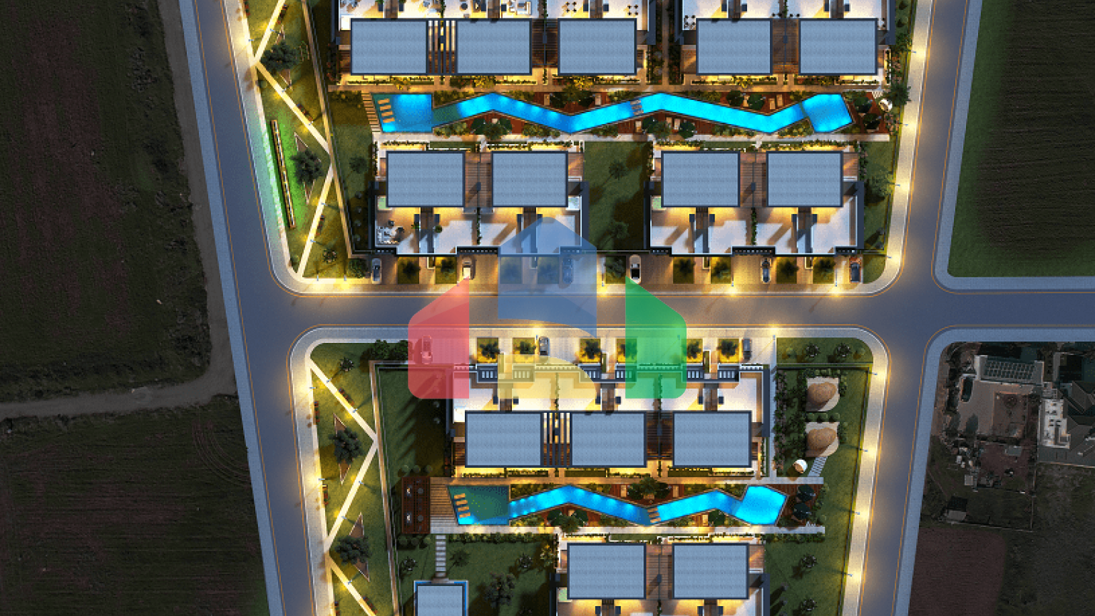 4-комнатные апартаменты 135 м2 с собственным участком в 5 минутах от пляжа