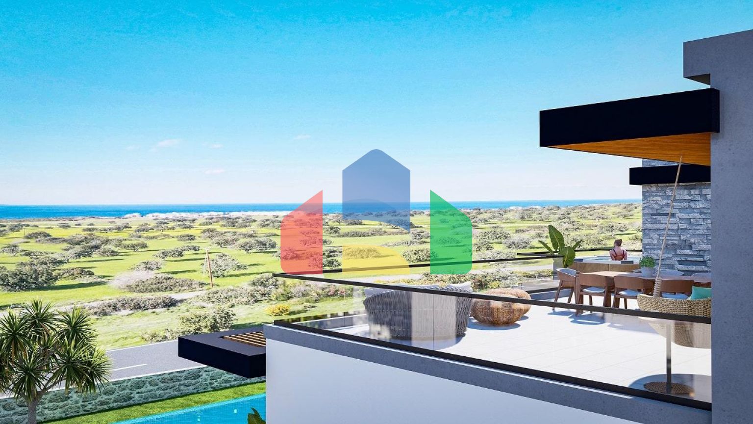 2-комнатные апартаменты 69 м2 + 12 м2 участка земли в 10 минутах от пляжа