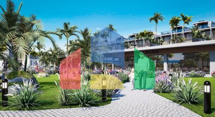 2-комнатные апартаменты 69 м2 + 12 м2 участка земли в 10 минутах от пляжа