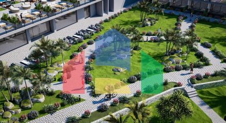 3-комнатные апартаменты 126 м2 + 60 м2 терраса на крыше в 10 минутах от пляжа