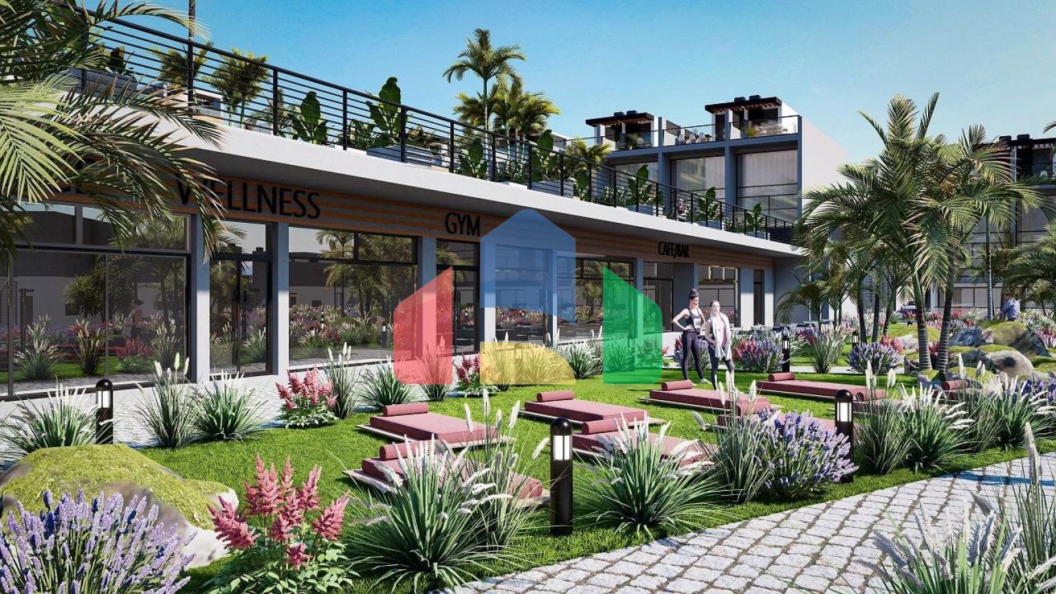 3-комнатные апартаменты 126 м2 + 60 м2 терраса на крыше в 10 минутах от пляжа