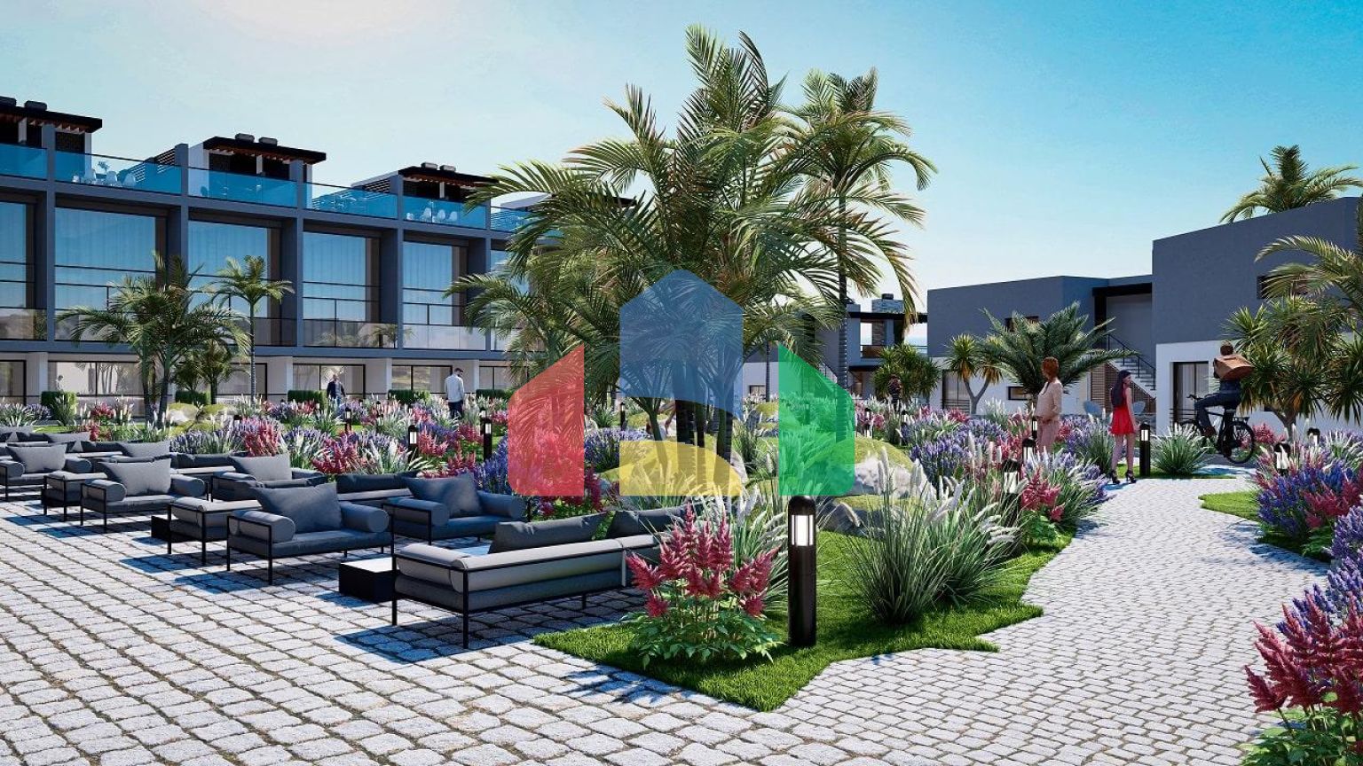 3-комнатные апартаменты 126 м2 + 60 м2 терраса на крыше в 10 минутах от пляжа