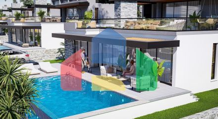 4-комнатные бунгало 347 м2 + 615 м2 участка земли в 10 минутах от пляжа