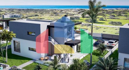 4-комнатные бунгало 347 м2 + 615 м2 участка земли в 10 минутах от пляжа