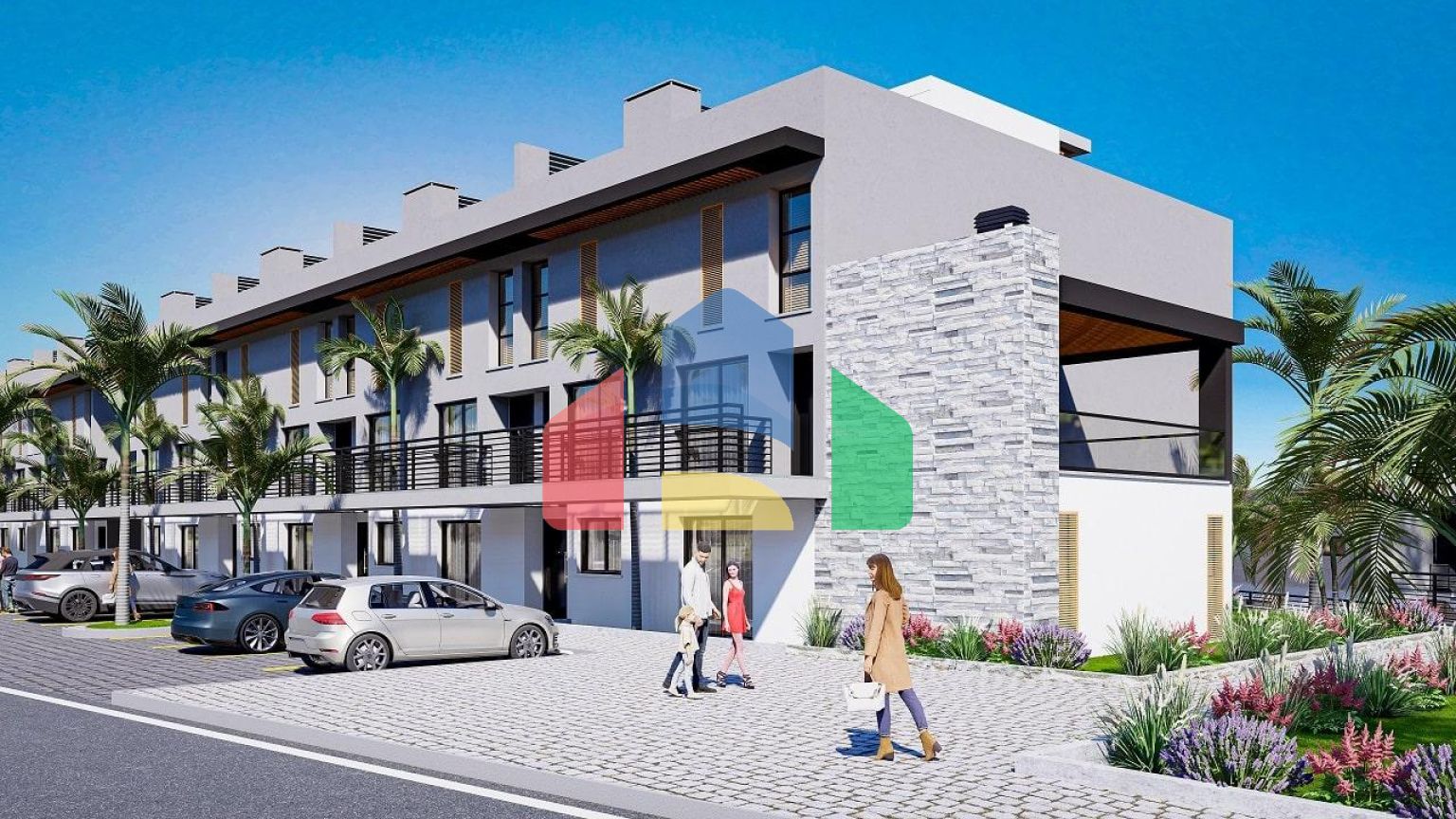 4-комнатные бунгало 347 м2 + 615 м2 участка земли в 10 минутах от пляжа