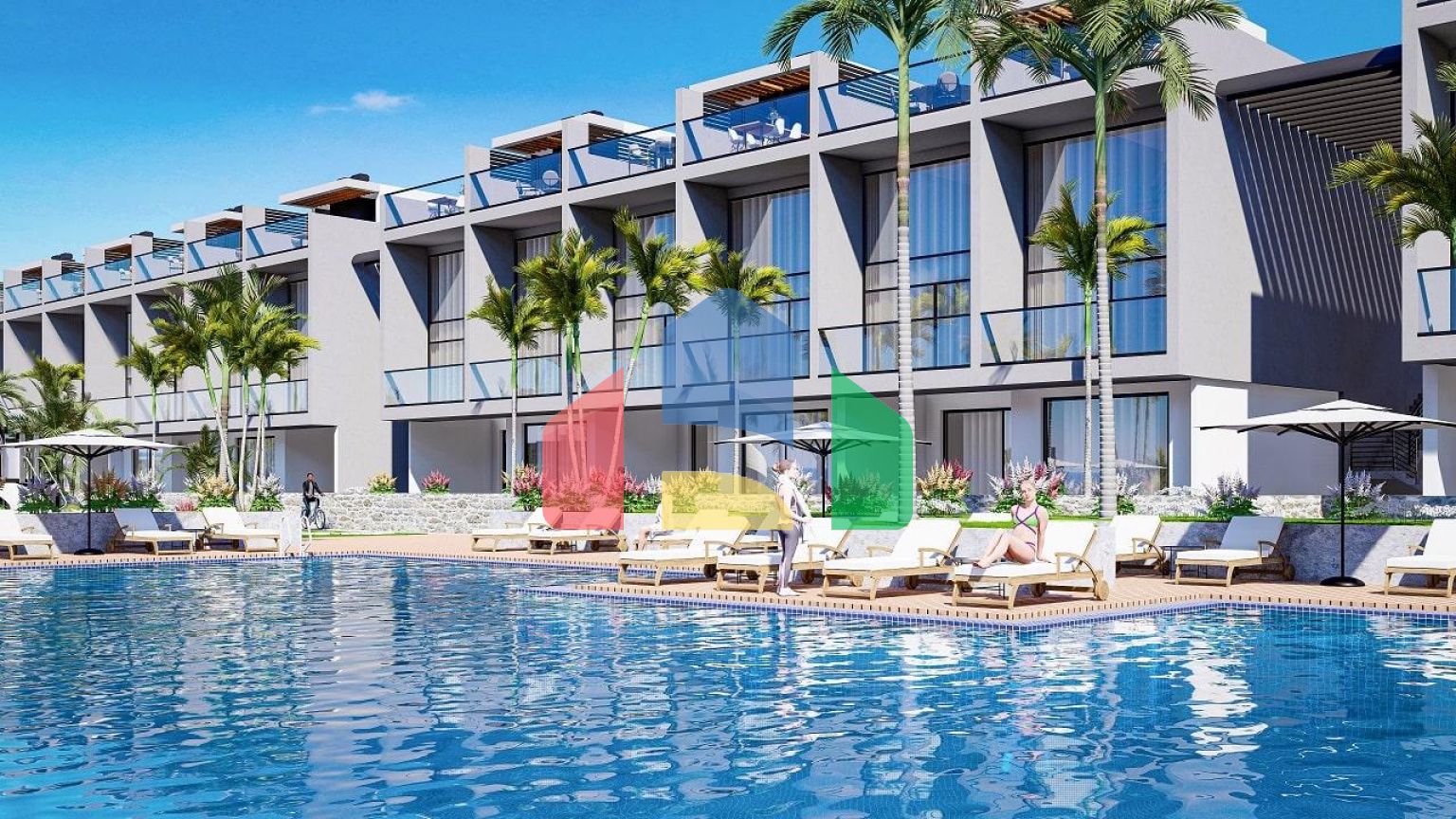 4-комнатные бунгало 347 м2 + 615 м2 участка земли в 10 минутах от пляжа