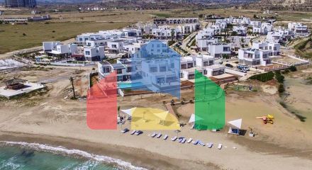 Современный 4-комнатный таунхаус 115 м2 с террасой на крыше, расположенный на первой линии от моря Современный 4-комнатный таунхаус 115 м2 с террасой на крыше, расположенный на первой линии от моря