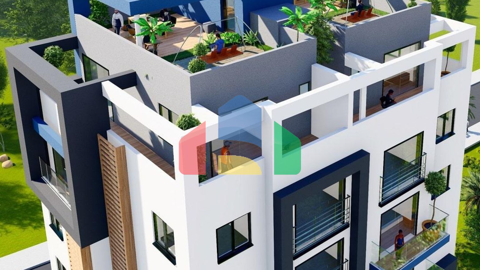 2-комнатный пентхаус 85 м2 в 500 метрах от пляжа 