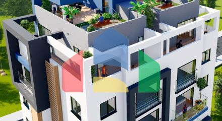 2-комнатный пентхаус 85 м2 в 500 метрах от пляжа 