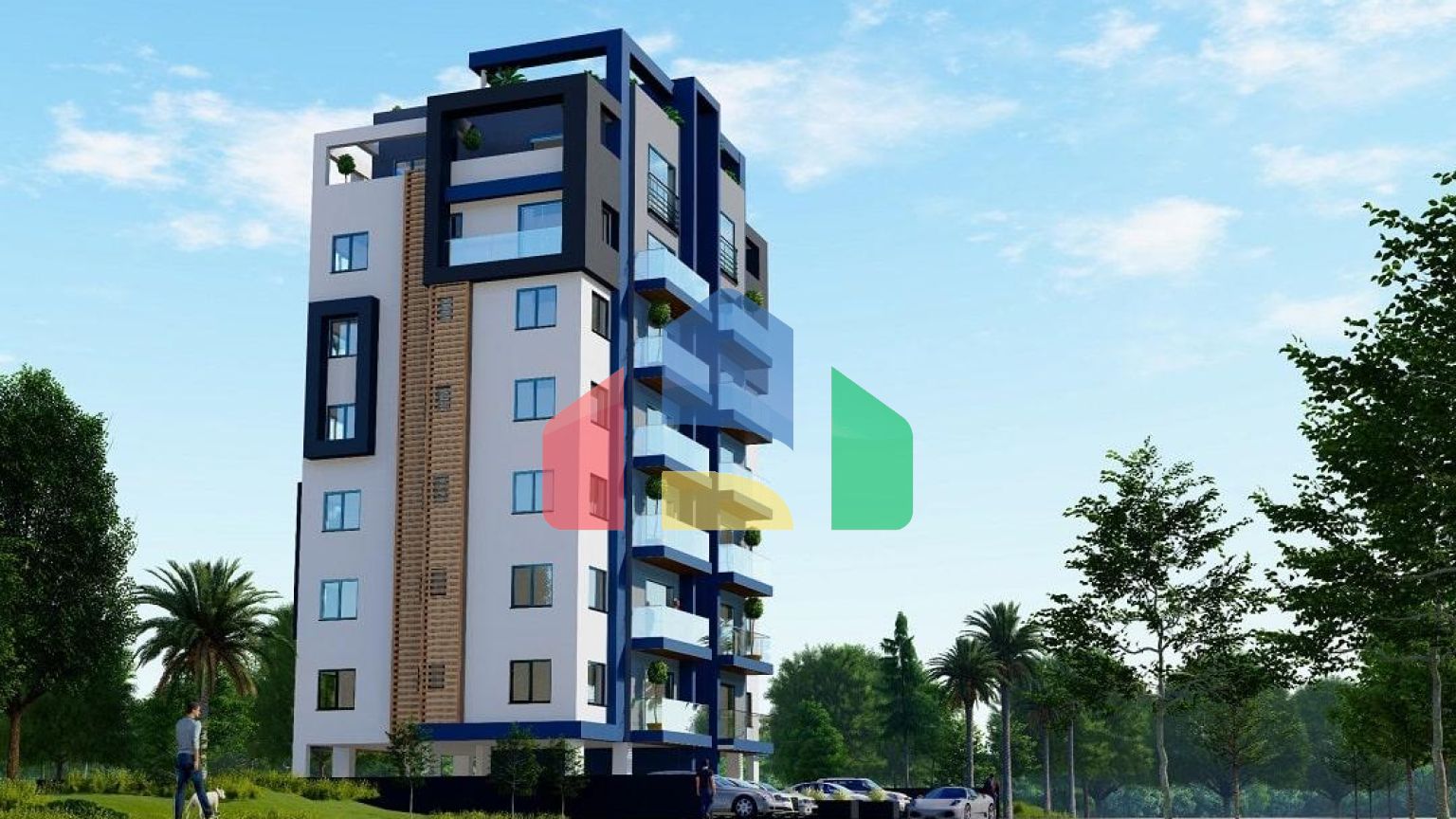 2-комнатный пентхаус 85 м2 в 500 метрах от пляжа 