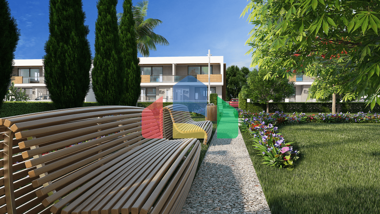 3-комнатные апартаменты 85 м2 в 5 минутах от моря 