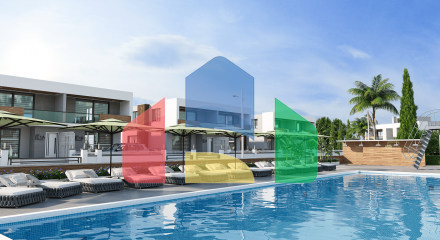 1 bedroom loft apartment 66 m2, 5 minutes from the sea 