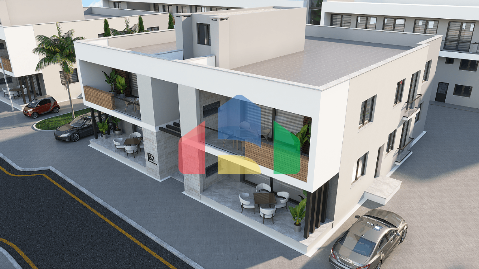 2-комнатные Loft апартаменты 66 м2 в 5 минутах от моря 