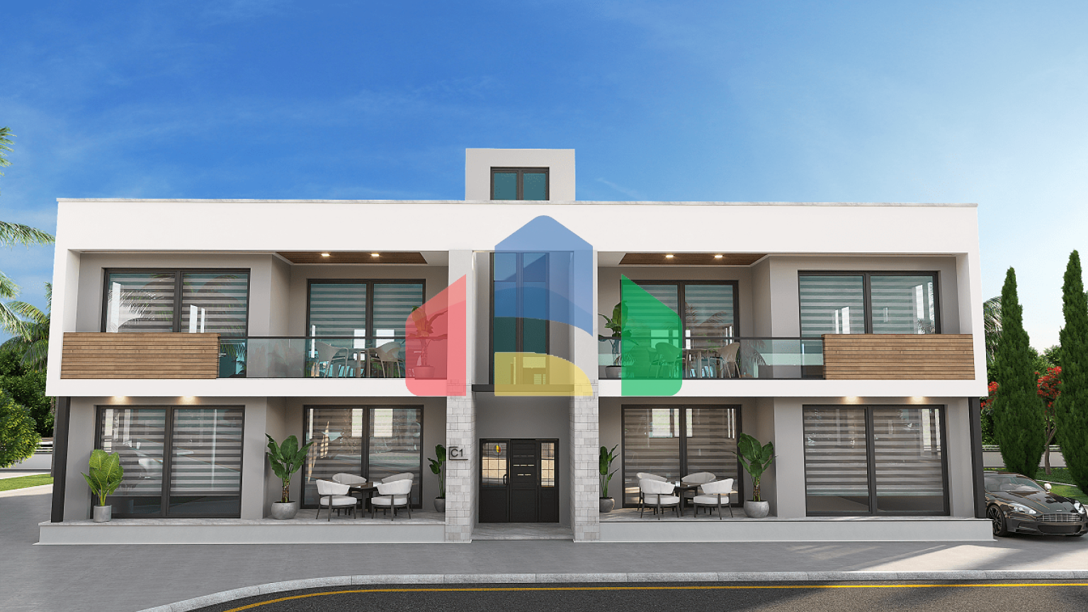 2-комнатные Loft апартаменты 66 м2 в 5 минутах от моря 