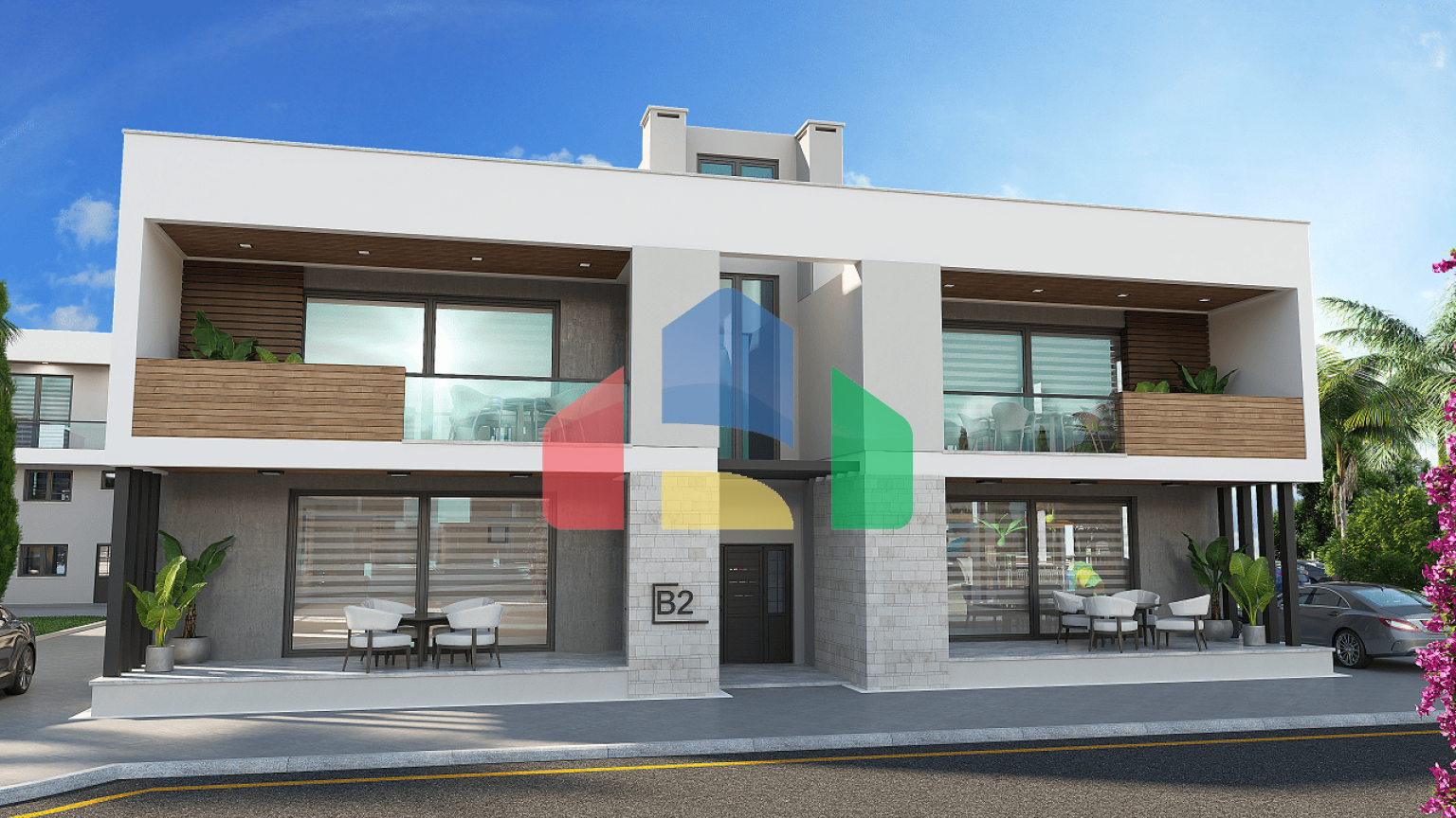 2-комнатные Loft апартаменты 66 м2 в 5 минутах от моря 