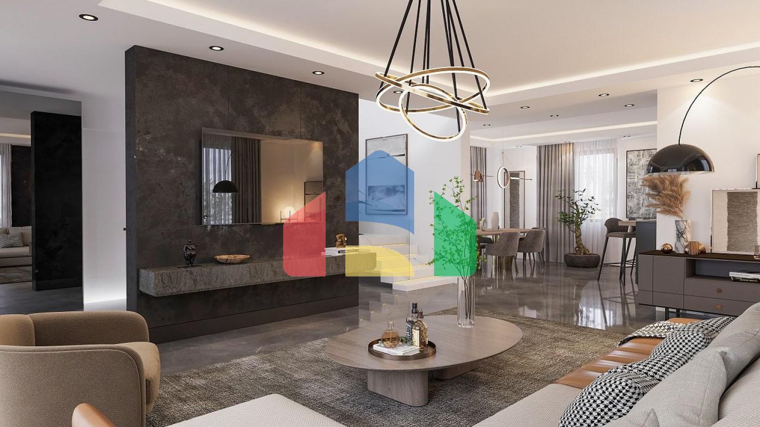 2-комнатные Loft апартаменты 66 м2 в 5 минутах от моря 