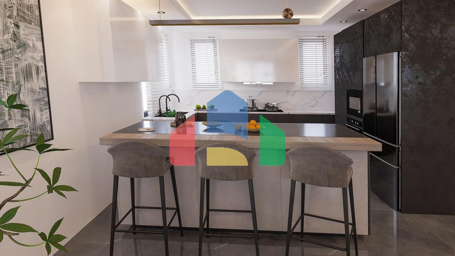 2-комнатные Loft апартаменты 66 м2 в 5 минутах от моря 