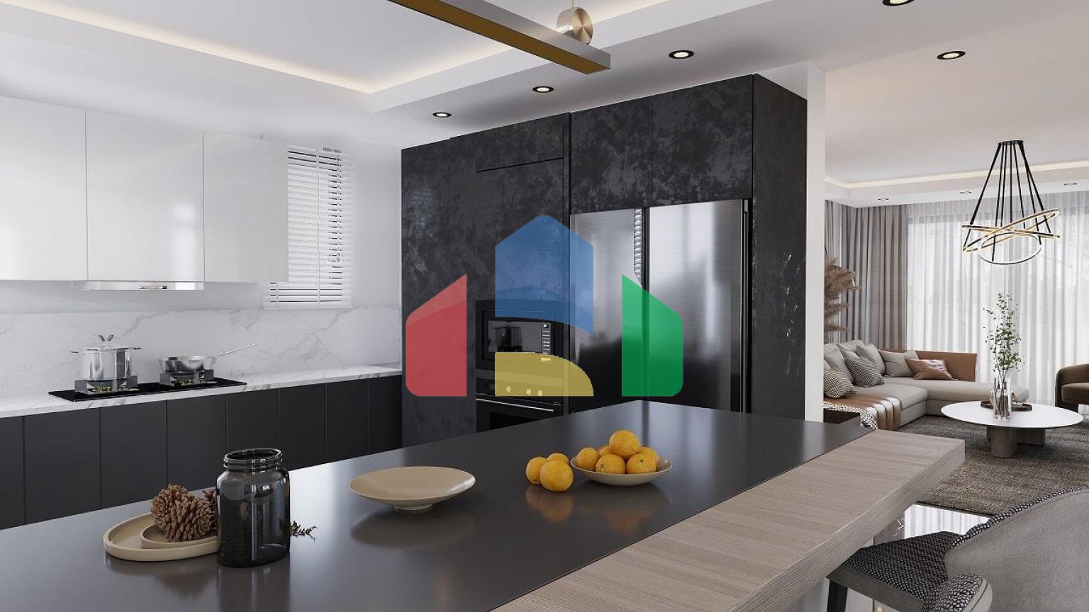 2-комнатные Loft апартаменты 66 м2 в 5 минутах от моря 