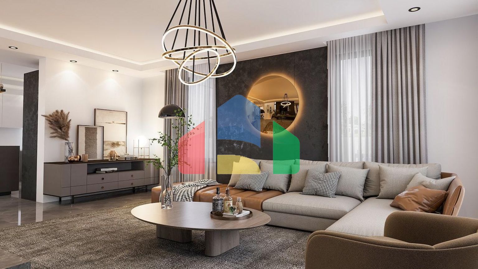 2-комнатные Loft апартаменты 66 м2 в 5 минутах от моря 