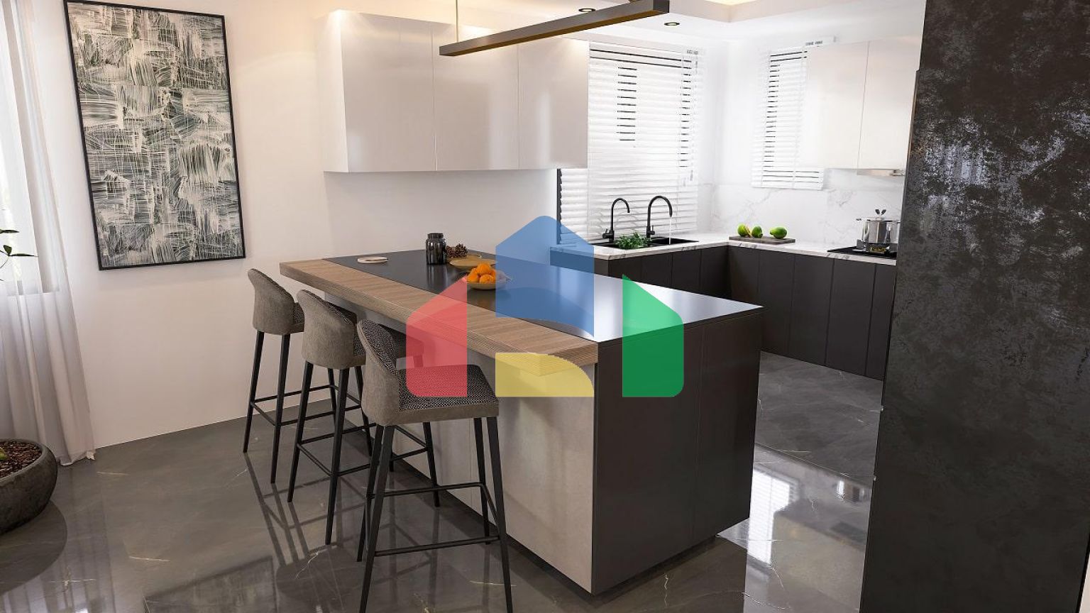 2-комнатные Loft апартаменты 66 м2 в 5 минутах от моря 