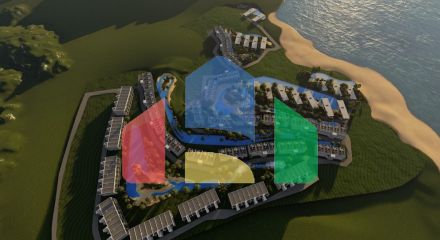 2-комнатные апартаменты 60 м2 в комплексе с частным пляжем