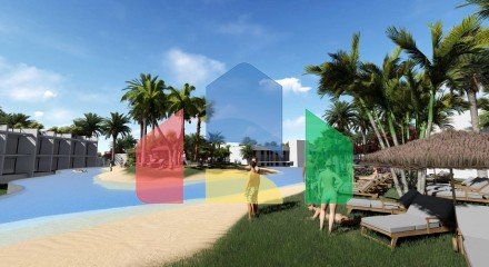 2-комнатные апартаменты 60 м2 в комплексе с частным пляжем