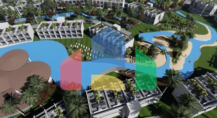 2-комнатные апартаменты 60 м2 в комплексе с частным пляжем