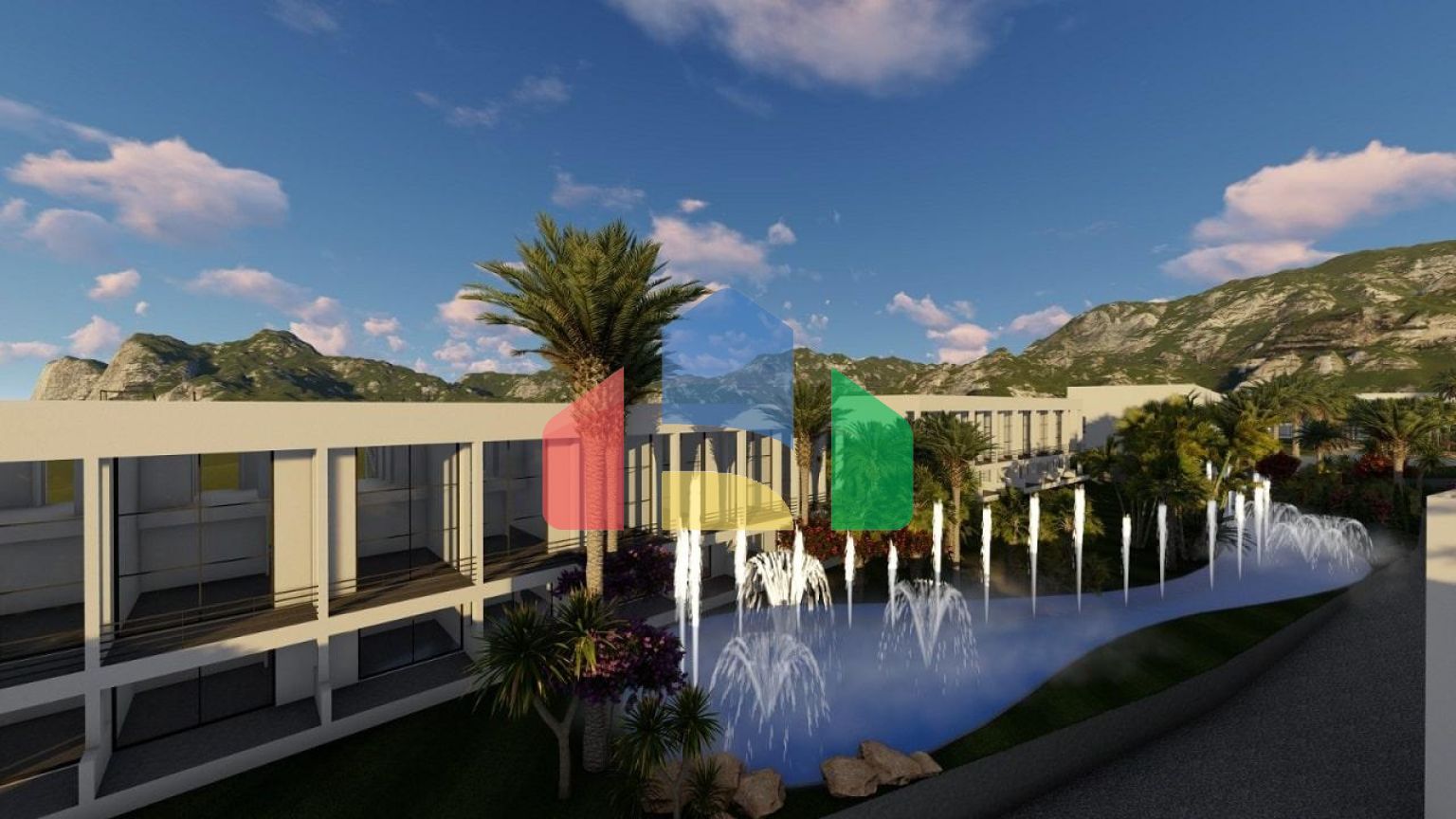 3-комнатные апартаменты 135 м2 в комплексе с частным пляжем