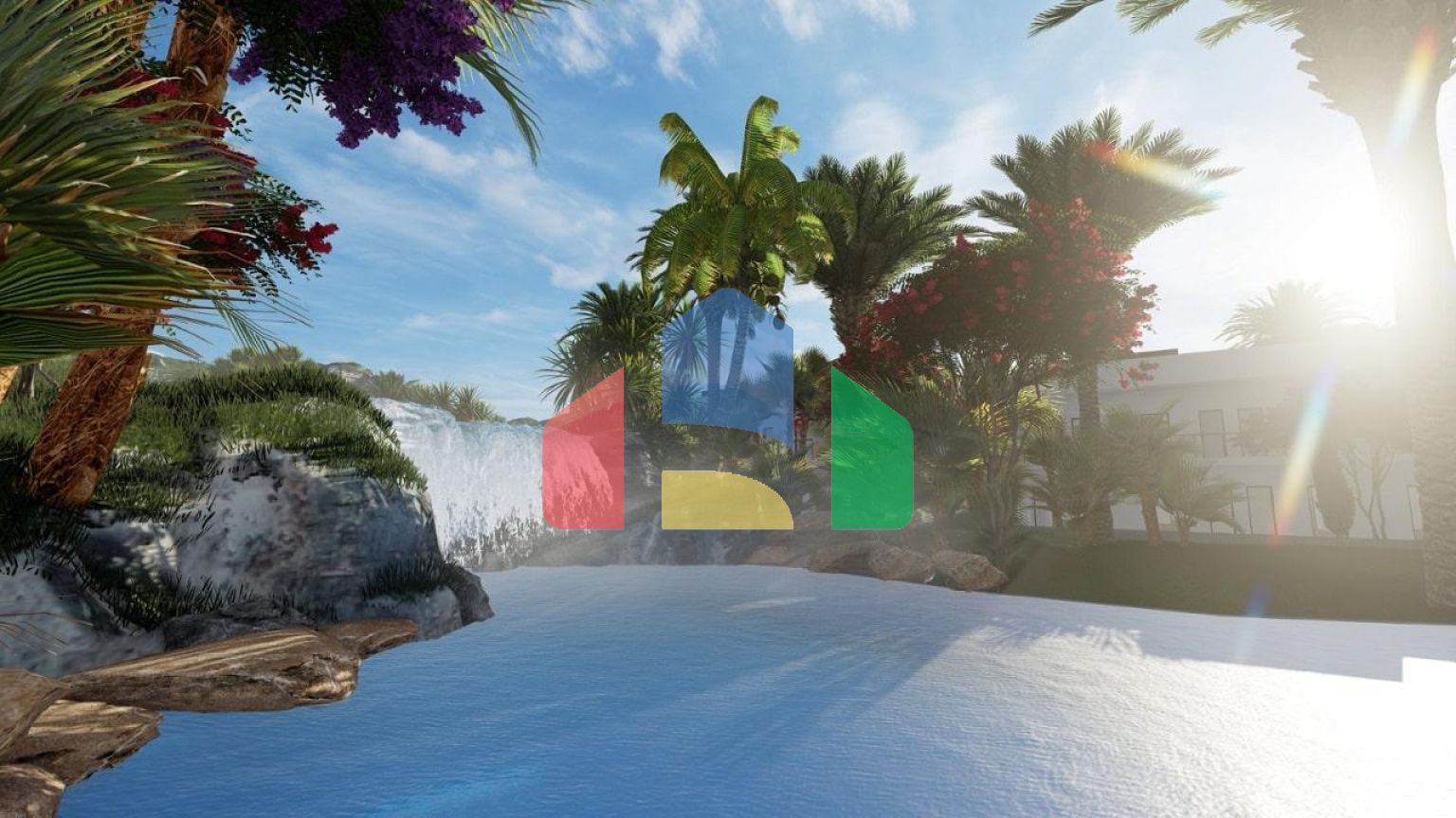 4-комнатное бунгало 365 м2 в комплексе с частным пляжем