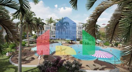 Студия 41 м2 в комплексе с частным пляжем Студия 41 м2 в комплексе с частным пляжем