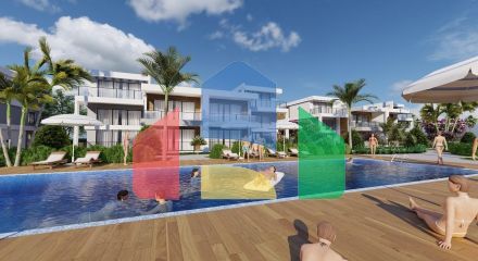 3-комнатный таунхаус 100 м2 + 27 м2 терраса в комплексе с частным пляжем