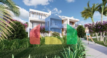 3-комнатный таунхаус 100 м2 + 27 м2 терраса в комплексе с частным пляжем