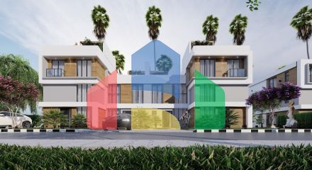 3-комнатный таунхаус 100 м2 + 27 м2 терраса в комплексе с частным пляжем