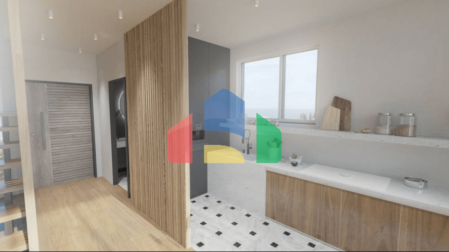 3-комнатный таунхаус 100 м2 + 27 м2 терраса в комплексе с частным пляжем