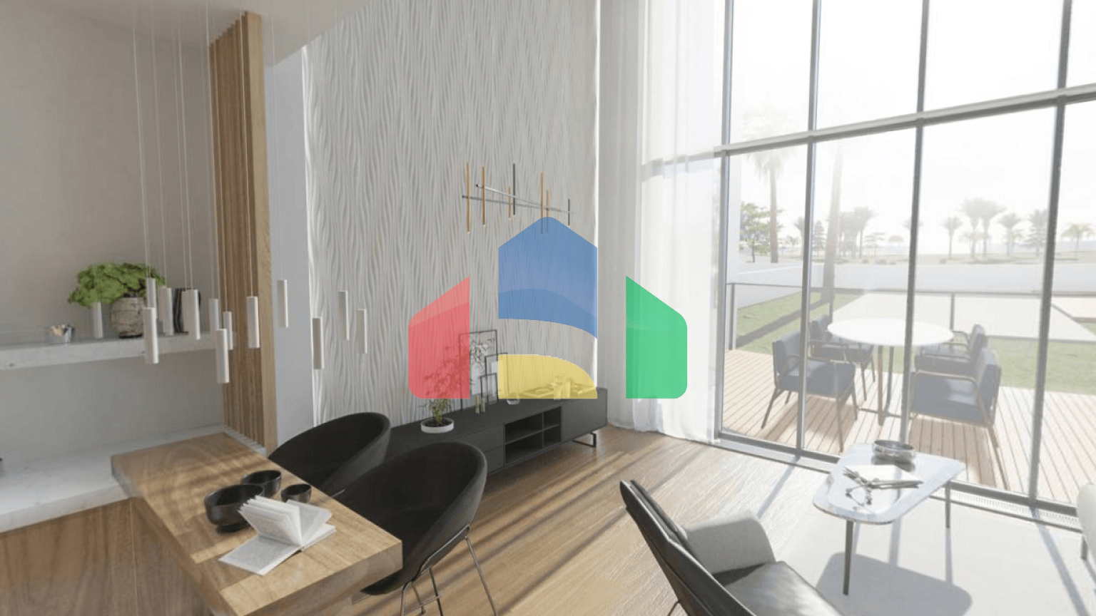 3-комнатный таунхаус 100 м2 + 27 м2 терраса в комплексе с частным пляжем