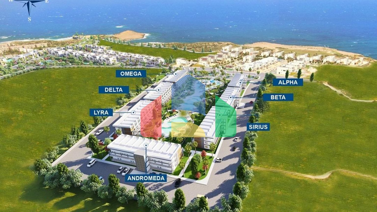 3-комнатный таунхаус 100 м2 + 27 м2 терраса в комплексе с частным пляжем