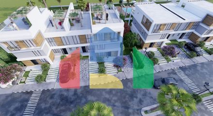 5-комнатный таунхаус 277 м2 + 560 м2 участок земли в комплексе с частным пляжем