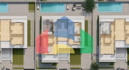 3-комнатное бунгало 120 м2 с собственным участком земли 440 м2 в 5 минутах от моря 