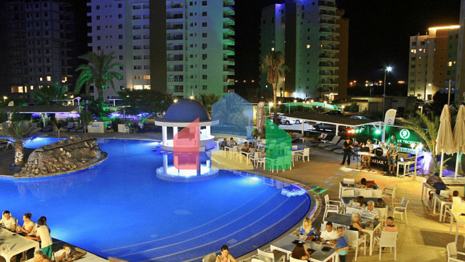 2-комнатные апартаменты 60 м2 в 600 метрах от пляжа 