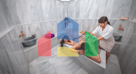 2-комнатные апартаменты 60 м2 в 600 метрах от пляжа 