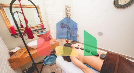 2-комнатные апартаменты 60 м2 в 600 метрах от пляжа 