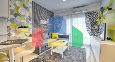 2-комнатные апартаменты 60 м2 в 600 метрах от пляжа 